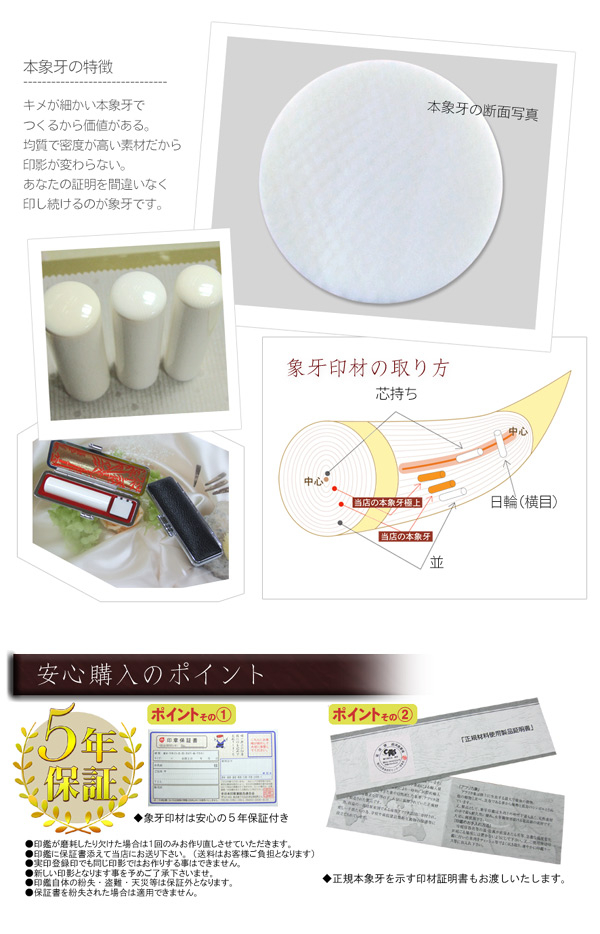 印鑑 はんこ 実印 銀行印 認め印 MMSセット 3本セット (実印：15.0mm